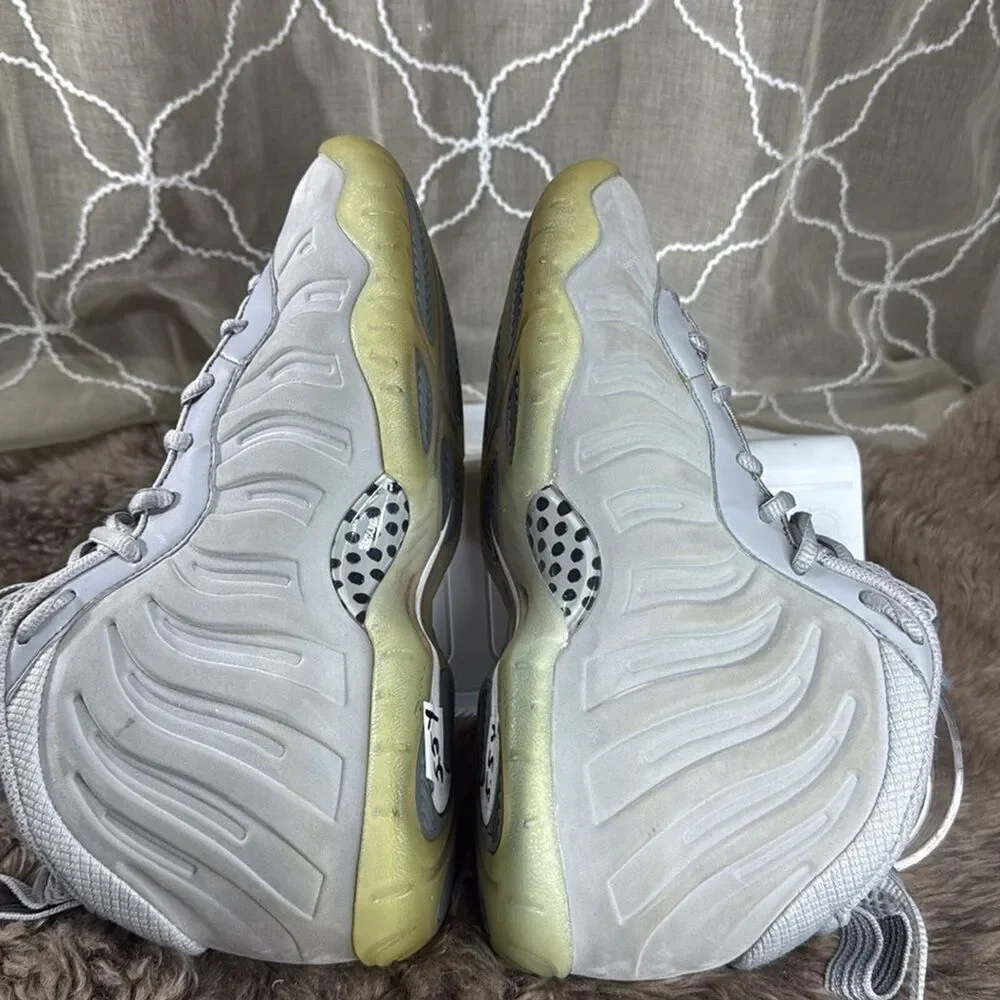 (E3) Nike Air Little Posite One PRM Foamposite Wolf Grey suede GS 2015